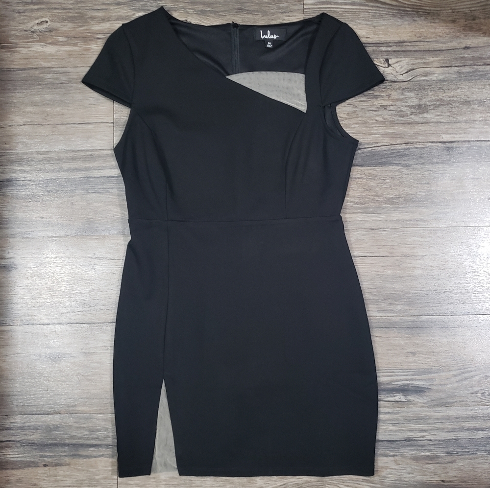 Lulus loma black bodycon mini dress